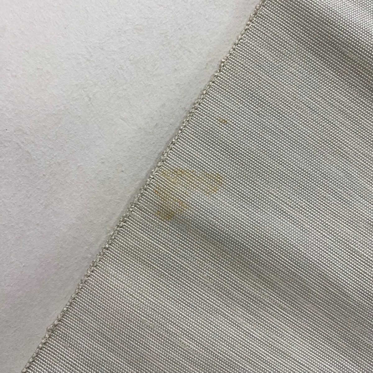 【庫存清倉】 名古屋帶 優品級 紬織織 大和 草花紋 灰色 純蠶絲