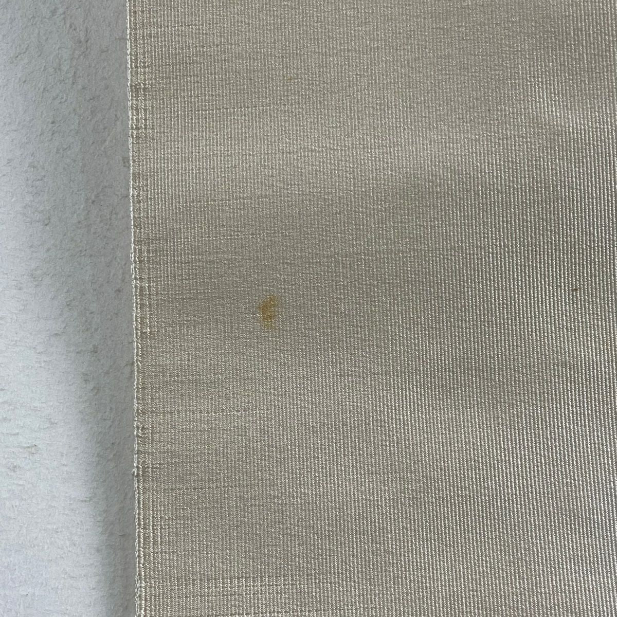 【庫存清倉】 名古屋帶 優品級 八寸名古屋帶 松樹葉仕立 鴛鴦 桐 金銀絲 奶油色 純蠶絲