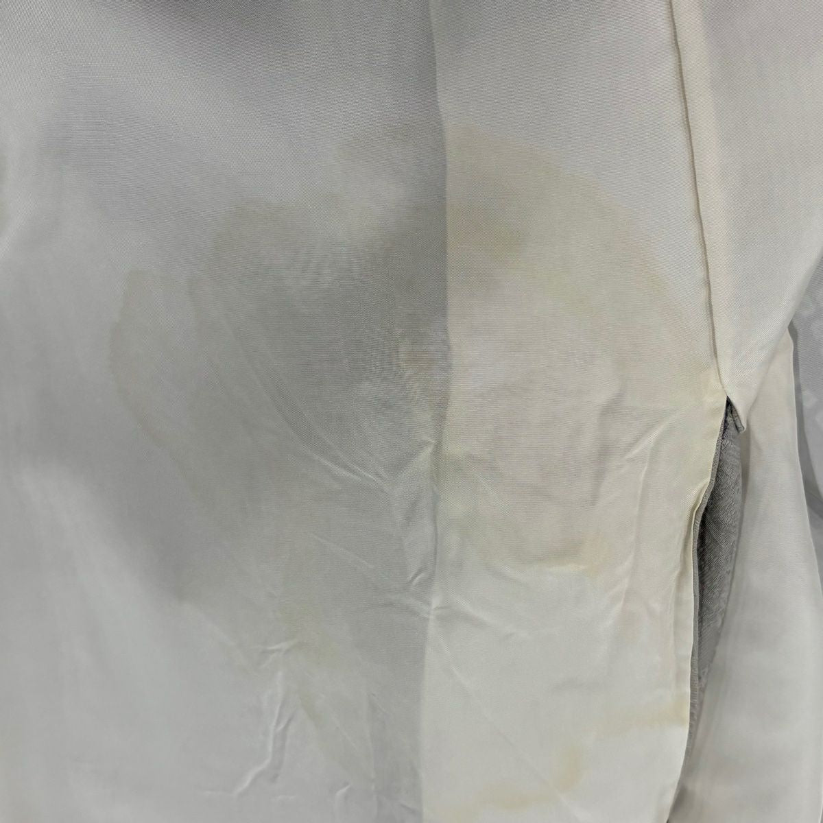【庫存清倉】訪問服 身長153cm 袖長62cm S 雙層 落款有 楓 金銀彩 絞染 灰紫 純蠶絲 名品級