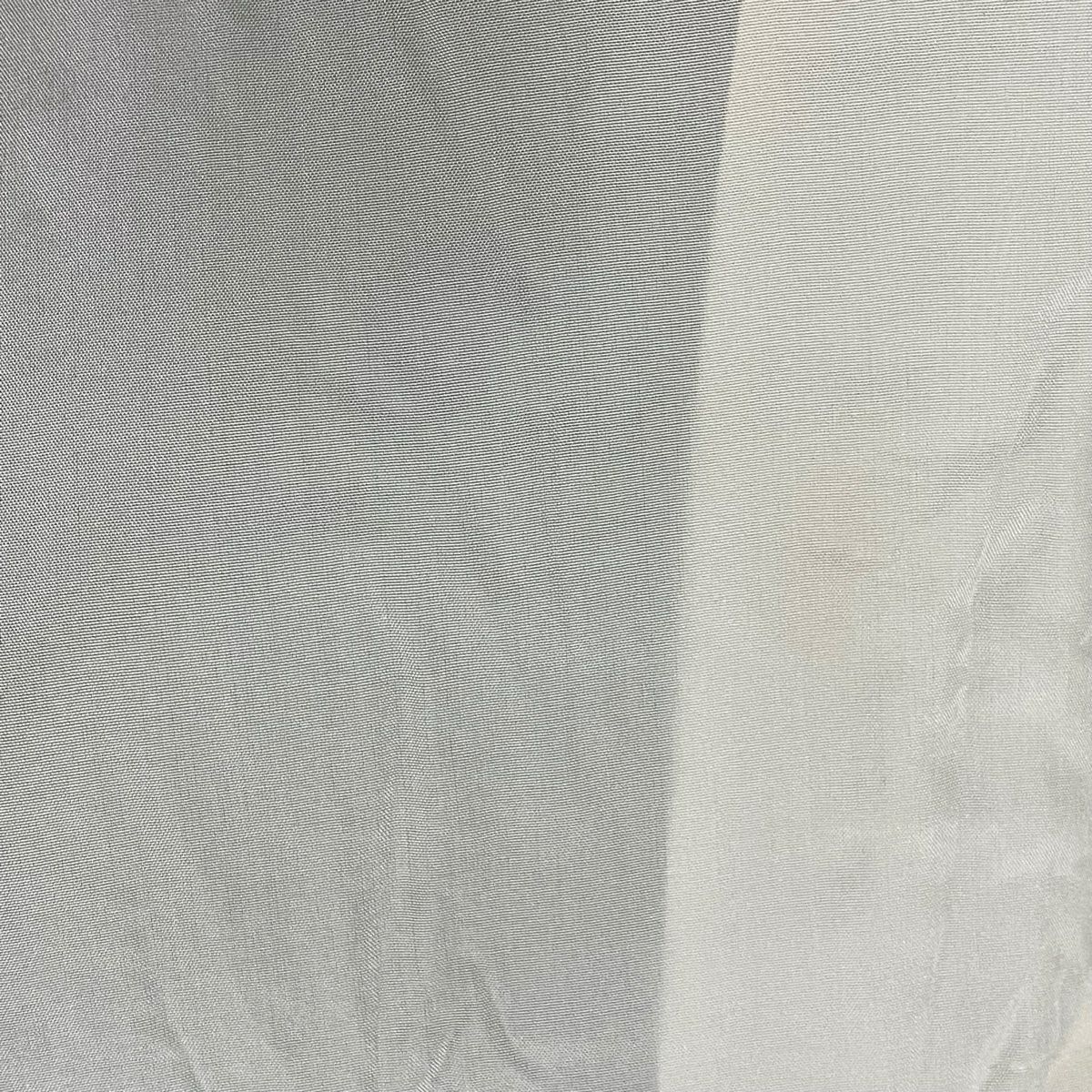 【庫存清倉】訪問服 身長164.5cm 袖長66cm M 雙層 草花紋紋 七寶紋 金銀彩 漸層 灰綠 純蠶絲 優品級