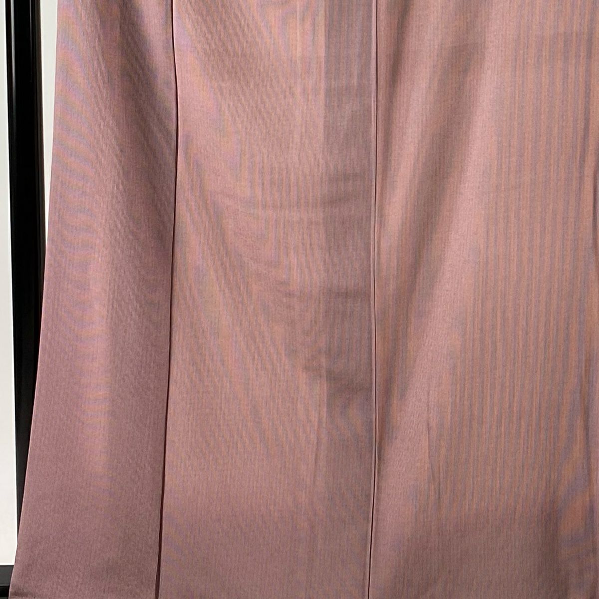 【庫存清倉】 江戶小紋 身長160cm 袖長67cm M 雙層 萬筋 粉紅 純蠶絲 優品級