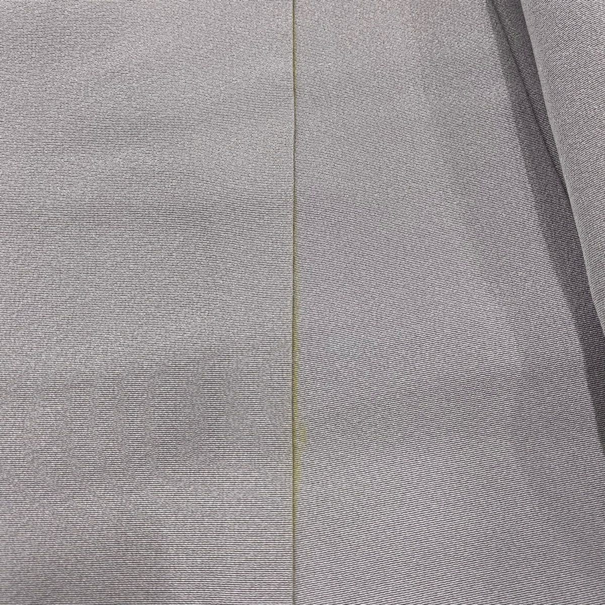【庫存清倉】 付下 身長159.5cm 袖長63.5cm S 雙層 花籠 枝花 漸層 灰紫 純蠶絲 優品級