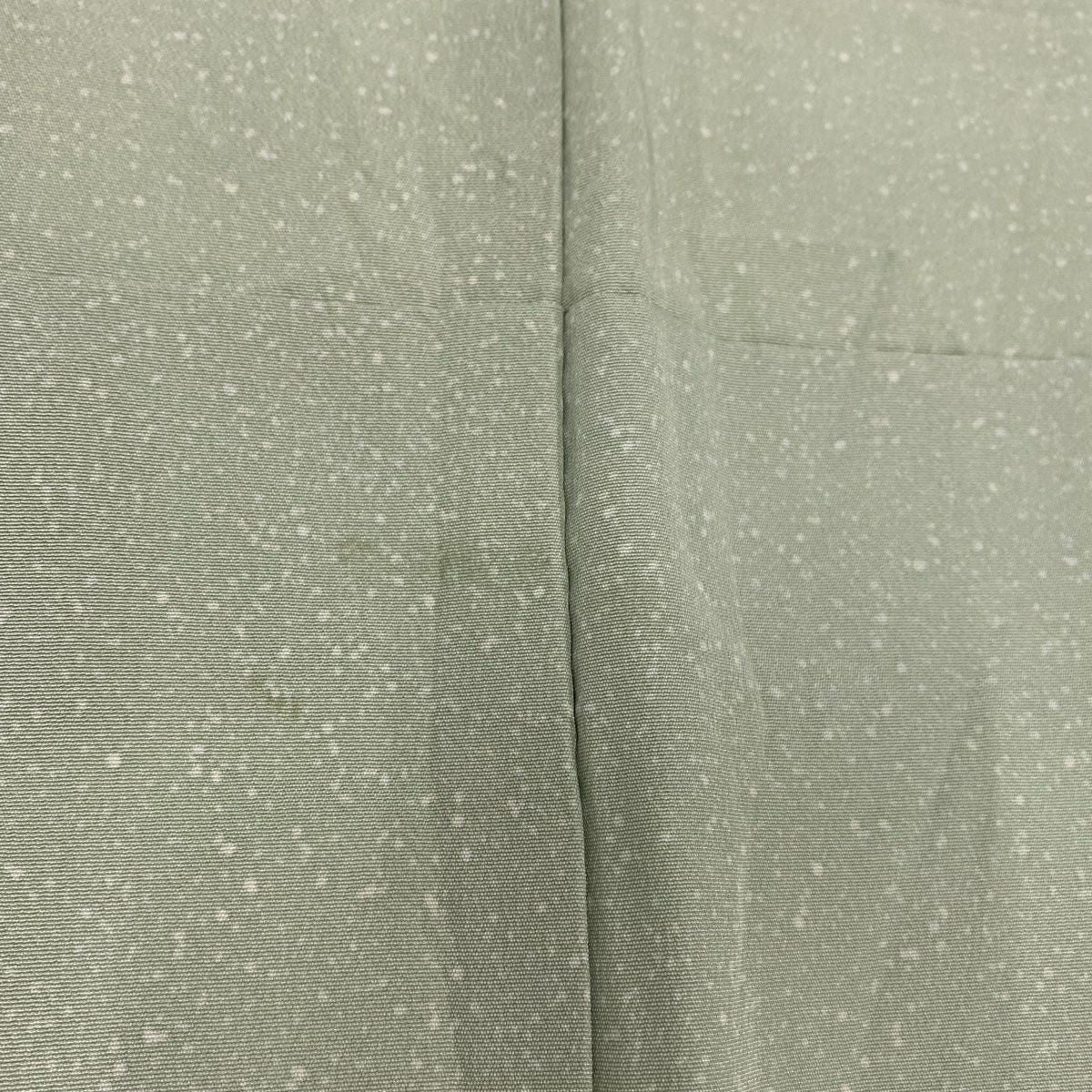 【庫存清倉】訪問服 身長161.5cm 袖長66cm M 雙層 枝花 光悅垣 漸層 淺綠 純蠶絲 優品級