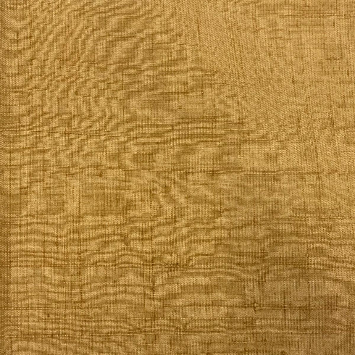 【庫存清倉】 紬織 身長156.5cm 袖長64cm M 雙層 淡黃土色 純蠶絲 美品 秀品級 一個紋