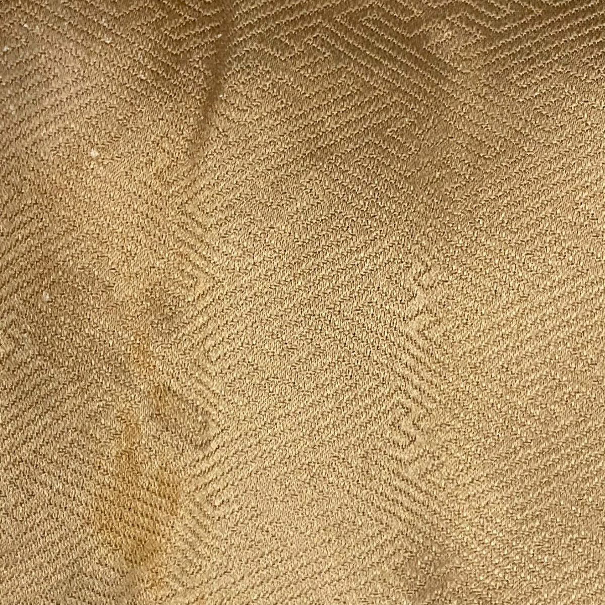 【庫存清倉】訪問服 身長160.5cm 袖長64cm M 雙層 橘色 刺繡 金線 淺茶 純蠶絲 優品級
