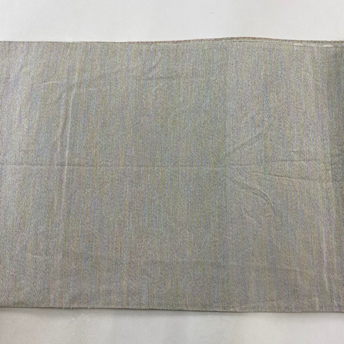 【庫存清倉】 袋帶 美品 秀品級 動物 草花紋 銀線 銀色 六通 純蠶絲
