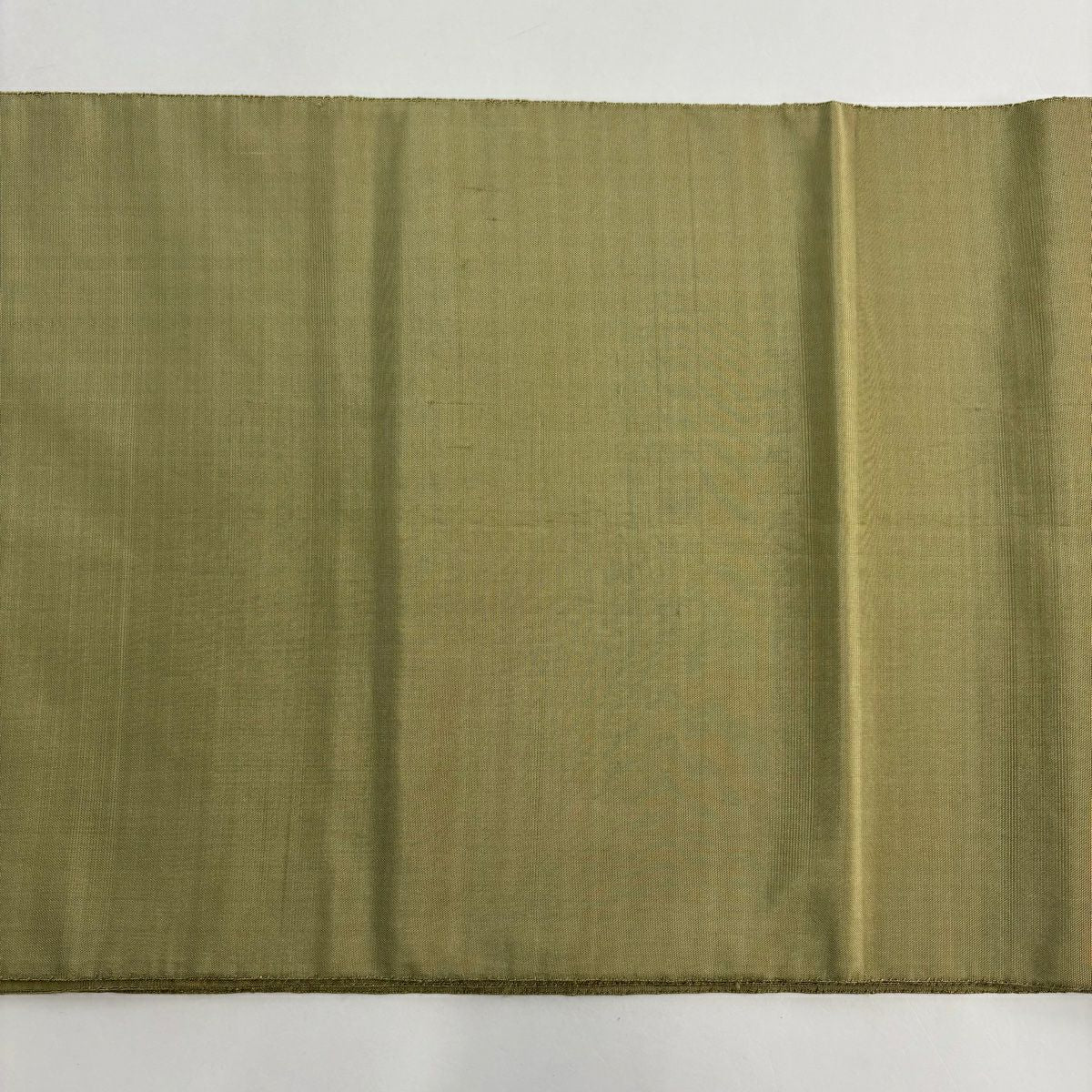 【庫存清倉】 袋帶 美品 秀品級 關西仕立 雜草色 大鼓圖案 純蠶絲