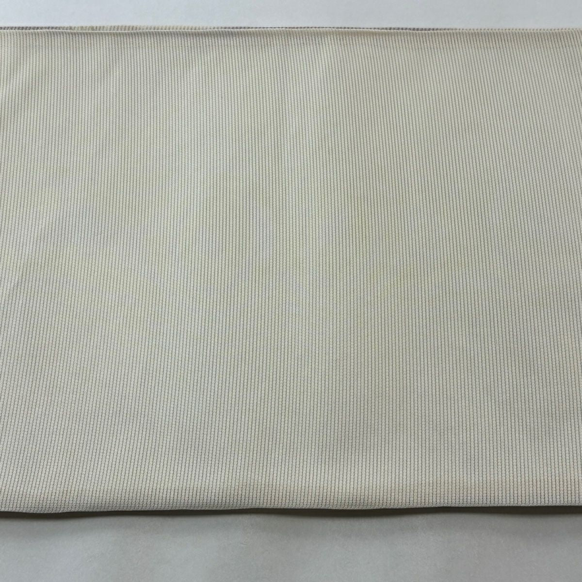 【庫存清倉】 袋帶 優品級 夏帶 絽 段紋 銀杏 金絲 唐織 米色 六通 純蠶絲
