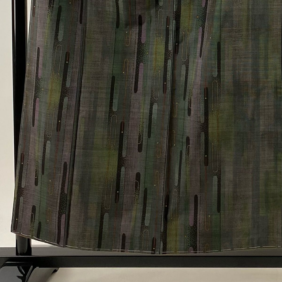 【庫存清倉】 紬織 身長156.5cm 袖長62.5cm S 雙層 壺垂 茶紫 純蠶絲 美品 秀品級