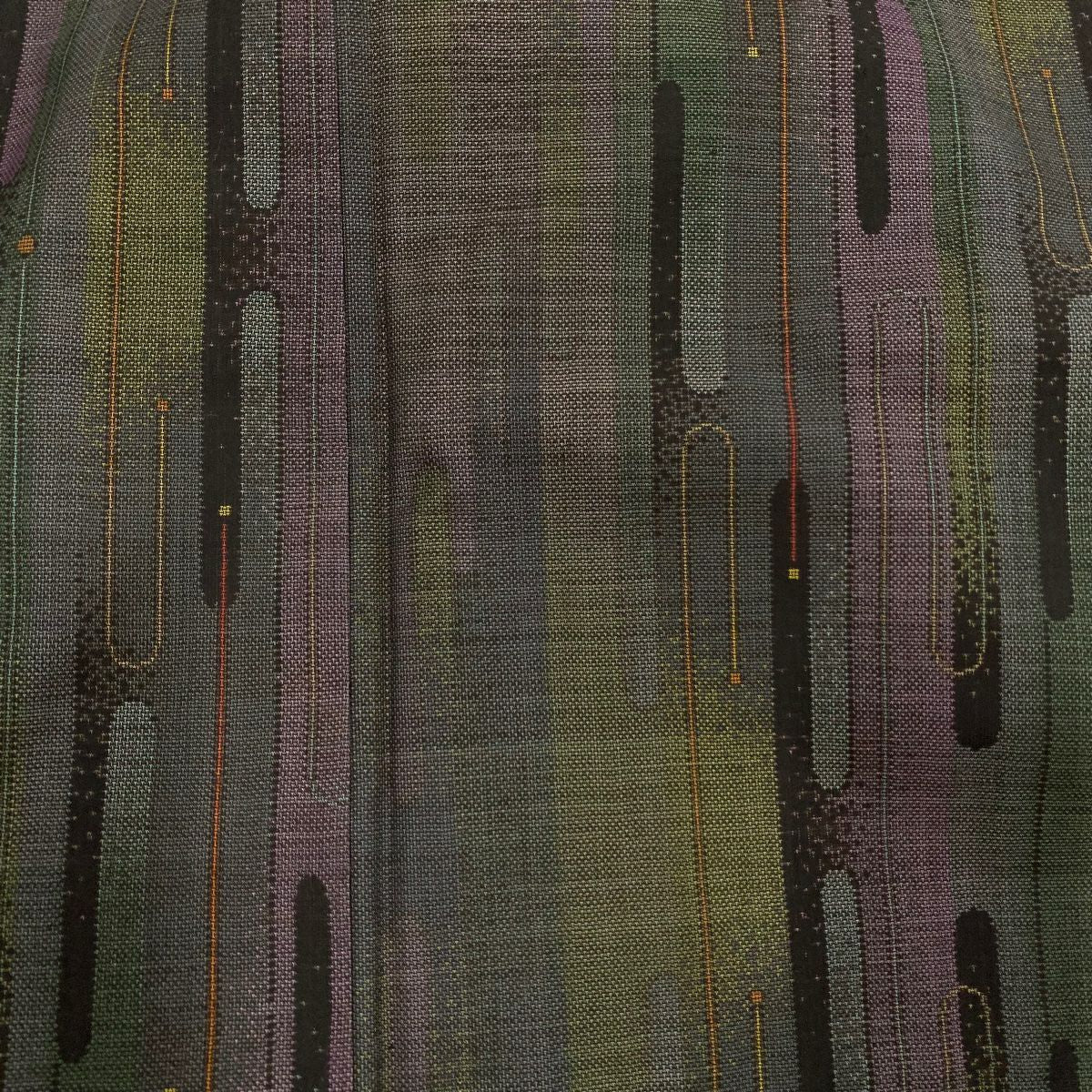 【庫存清倉】 紬織 身長156.5cm 袖長62.5cm S 雙層 壺垂 茶紫 純蠶絲 美品 秀品級