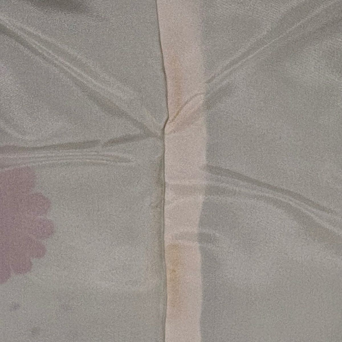 【庫存清倉】訪問服 身長156cm 袖長63.5cm S 雙層 菊花唐草紋 刺繡 金彩裝飾 淺綠 純蠶絲 優品級