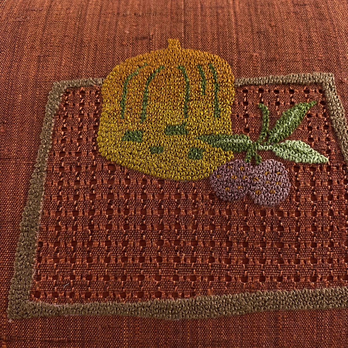【清倉特賣】 名古屋帶 優品級 紬織織 生物 刺繡 紅茶 純蠶絲