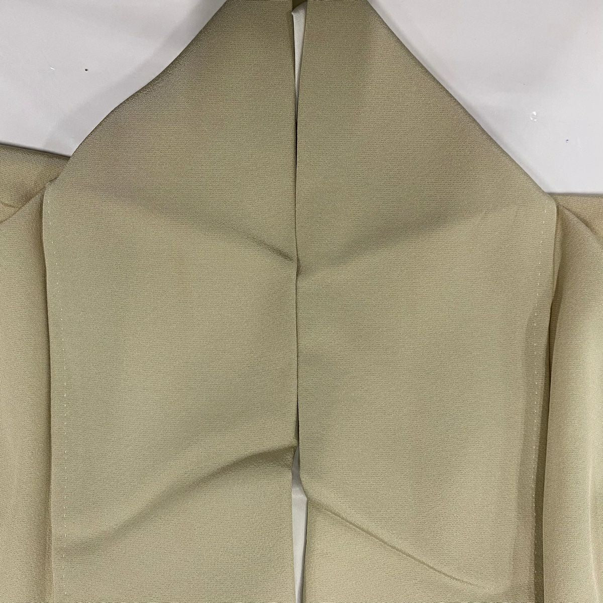 【庫存清倉】 留袖禮服禮服 身長160cm 袖長62.5cm S 雙層 落款有 建物 松樹竹子梅花 漸層 米色 純蠶絲 美品 名品級 一つ紋