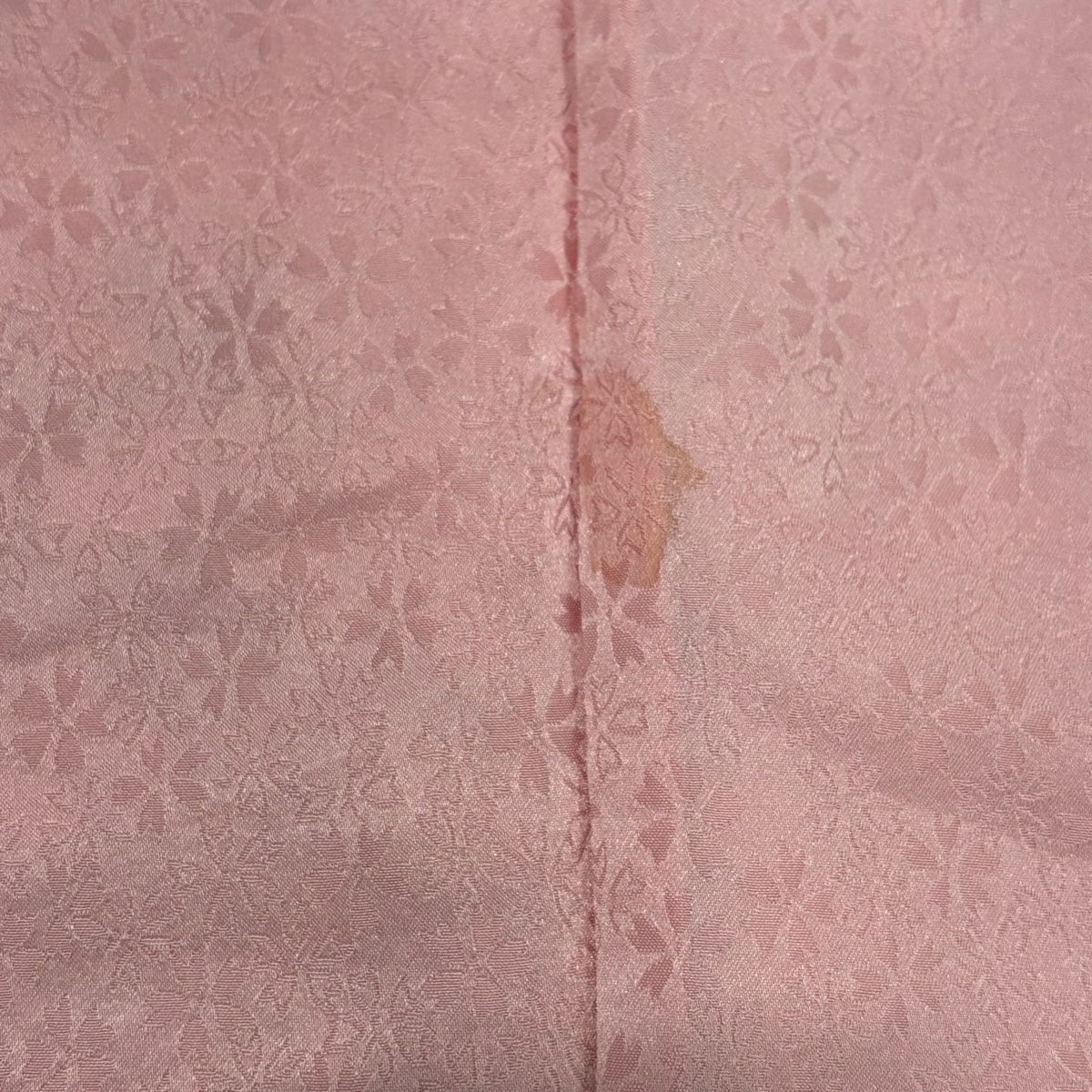 【庫存清倉】振袖禮服 身長158.5cm 袖長65cm M 雙層 大和 手毬 櫻花 銀通刺繡 紅 純蠶絲 逸品級