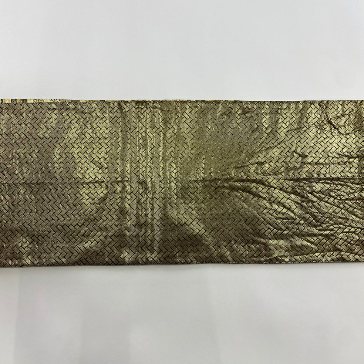袋帶 秀品級 櫻花花瓣 金絲 金金箔 金 六通 純蠶絲