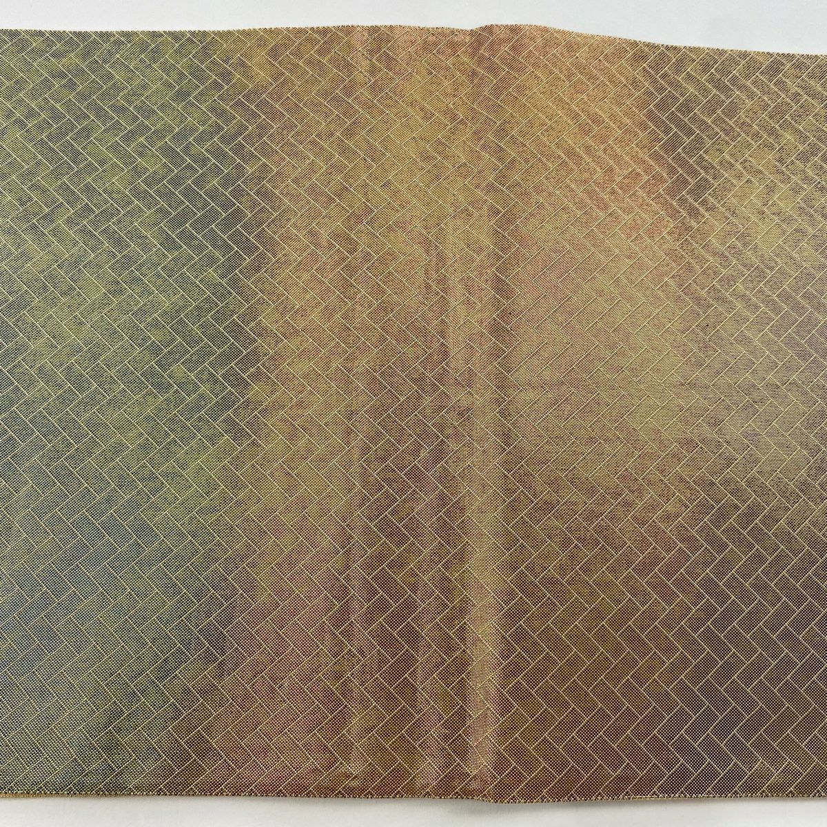 袋帶 美品 秀品級 菊花 蝶 金金箔 金絲 金色 六通 純蠶絲