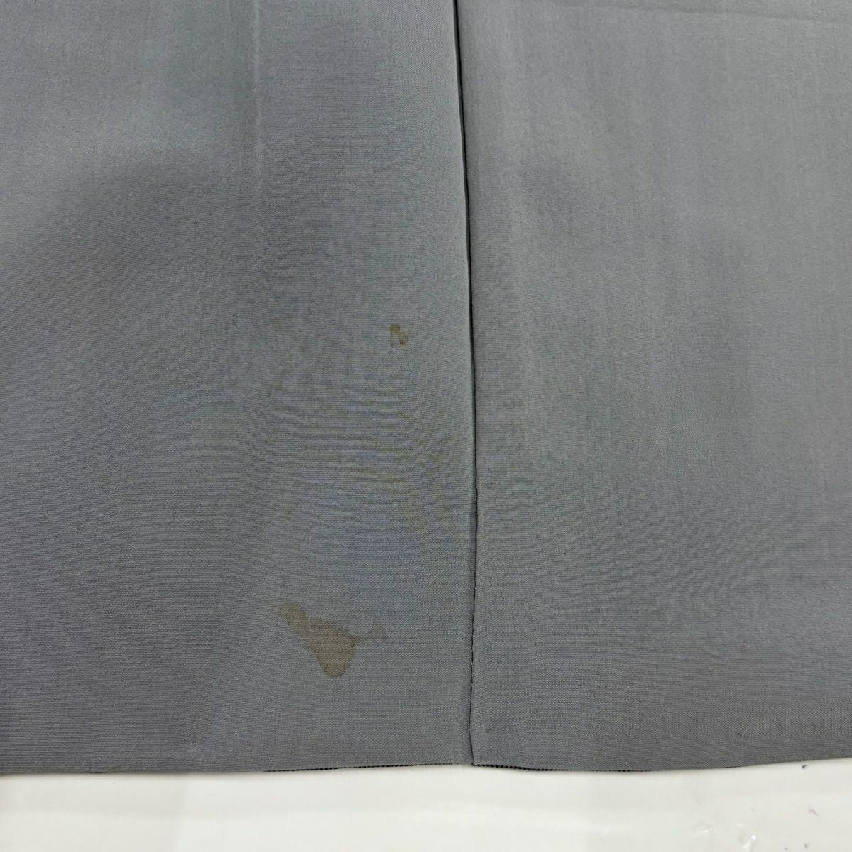 江戶小紋 身長151.5cm 袖長65cm M 雙層 萬筋 深綠 純蠶絲 優品級