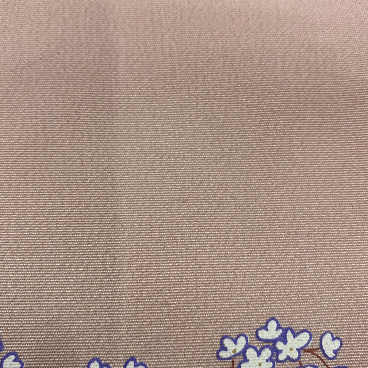 訪問服 身長169cm 袖長67.5cm L 雙層 草花紋紋 川 金銀彩 漸層 粉紅 純蠶絲 優品級 一個紋