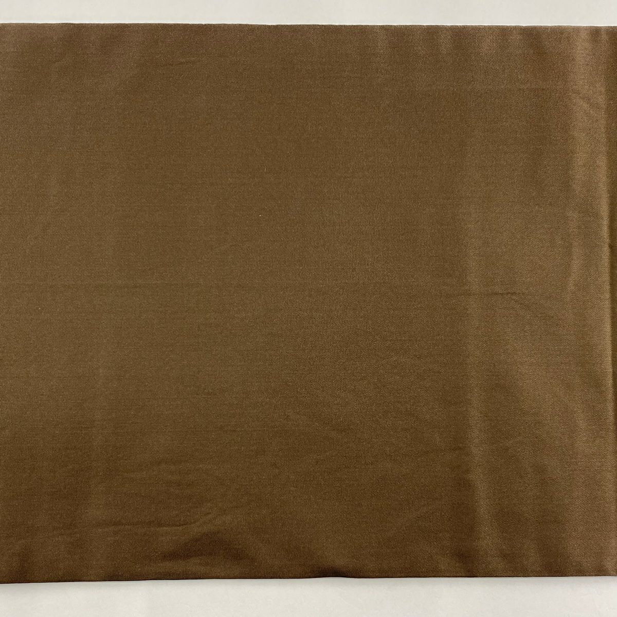 【美品】 袋帶 秀品級 幾何圖案 銀線 金金箔 茶 六通 純蠶絲