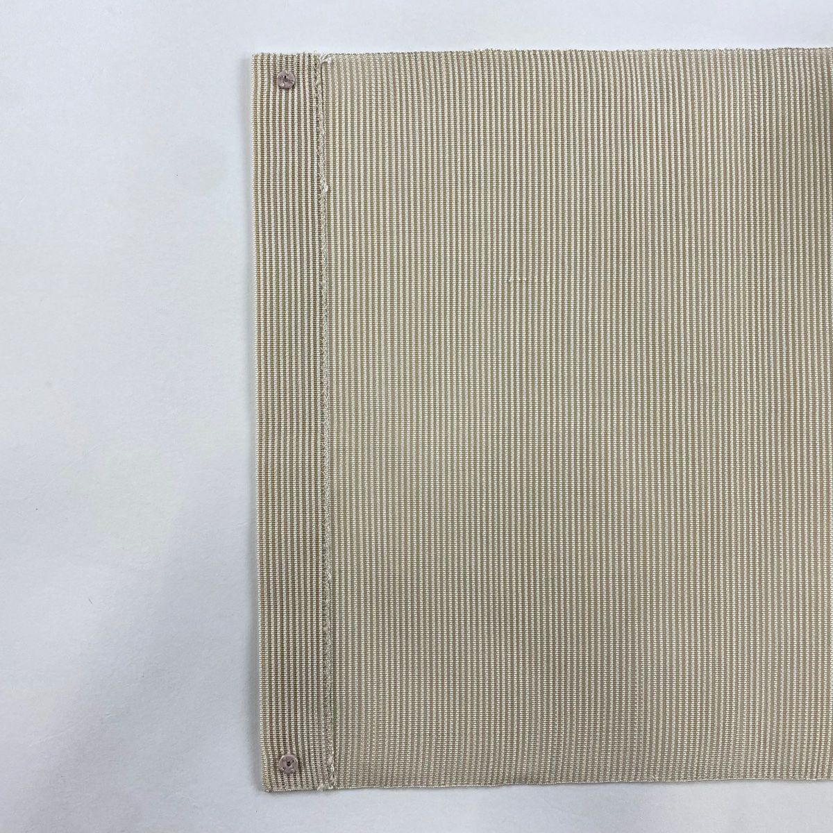 名古屋帶 美品 名品級 夏帶 八寸名古屋帶 草花紋紋 松樹皮菱 相良刺繡 米色 純蠶絲