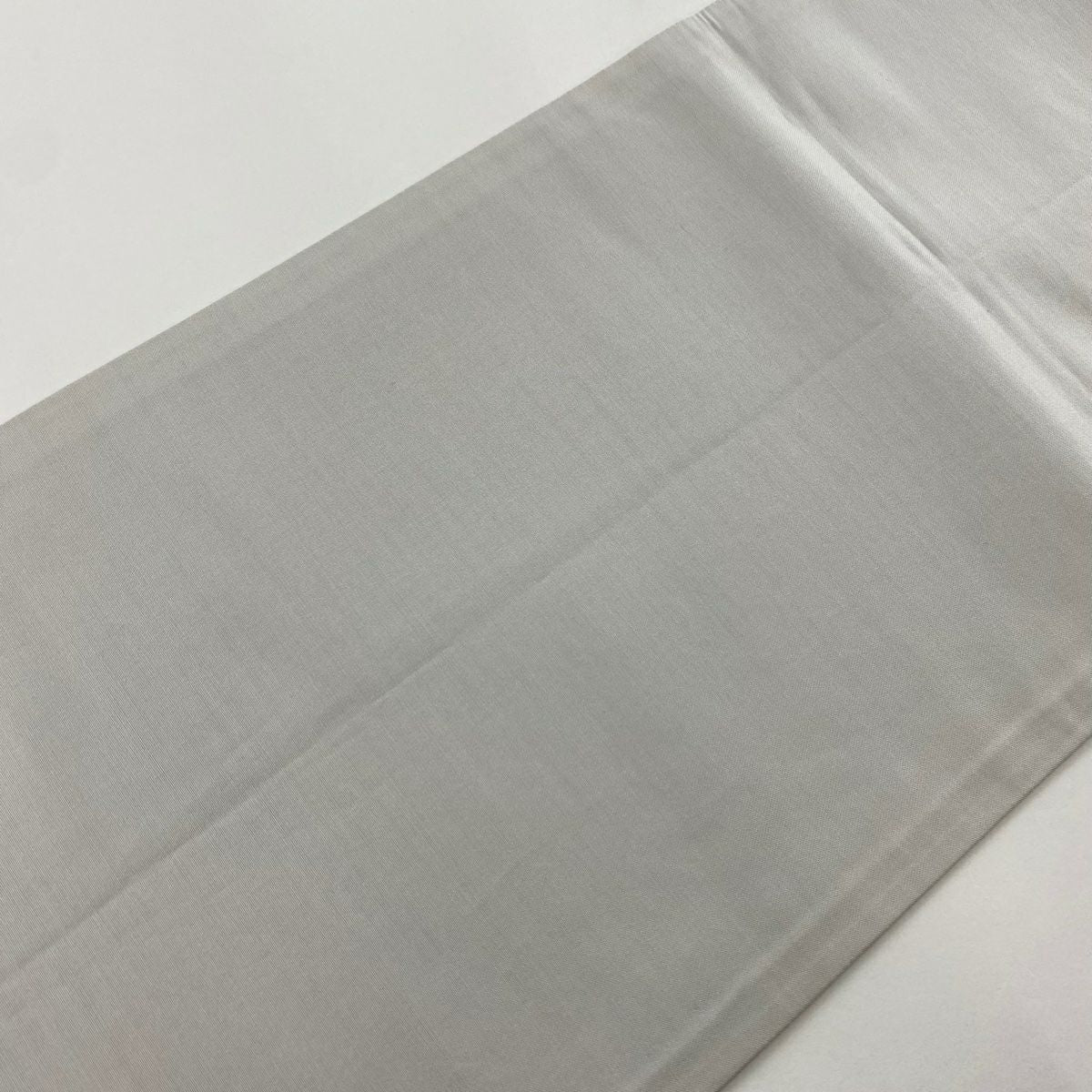 開口名古屋帶 逸品級 紋屋井關 落款有 御寮織 草花紋紋 金絲 灰紫 純蠶絲