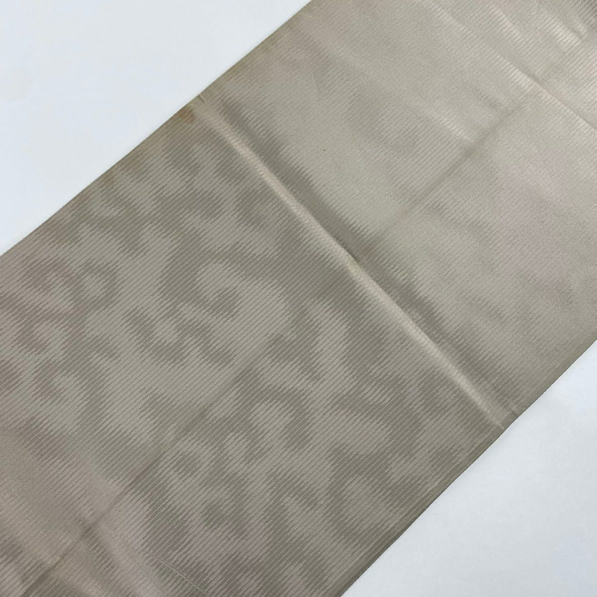 袋帶 秀品級 天平錦間道 金金箔 灰茶 お太鼓圖案 純蠶絲