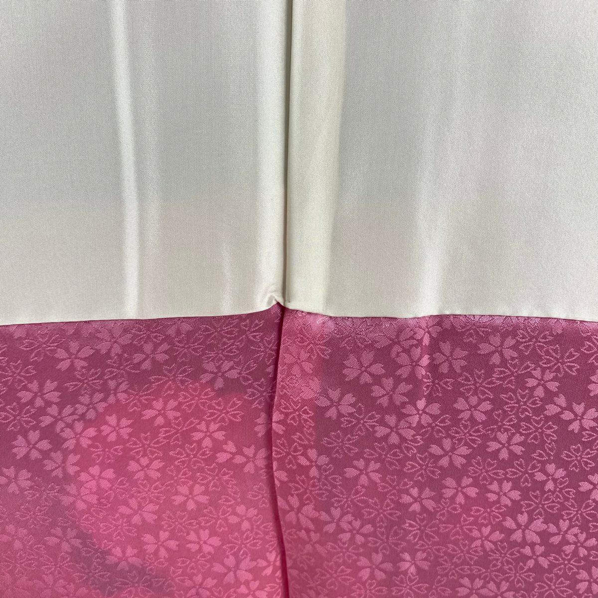 【美品】振袖禮服 身長163.5cm 袖長67cm M 雙層 櫻花 牡丹 金銀彩 深紫 純蠶絲 逸品級