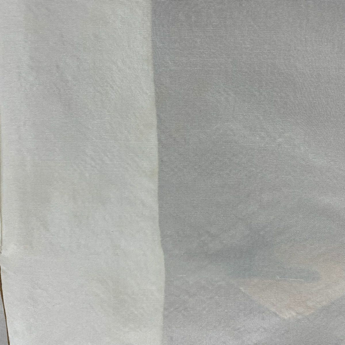 訪問服 身長152cm 袖長63.5cm S 雙層 菱 葉與果實 刺繡 金彩裝飾 淺茶 純蠶絲 優品級