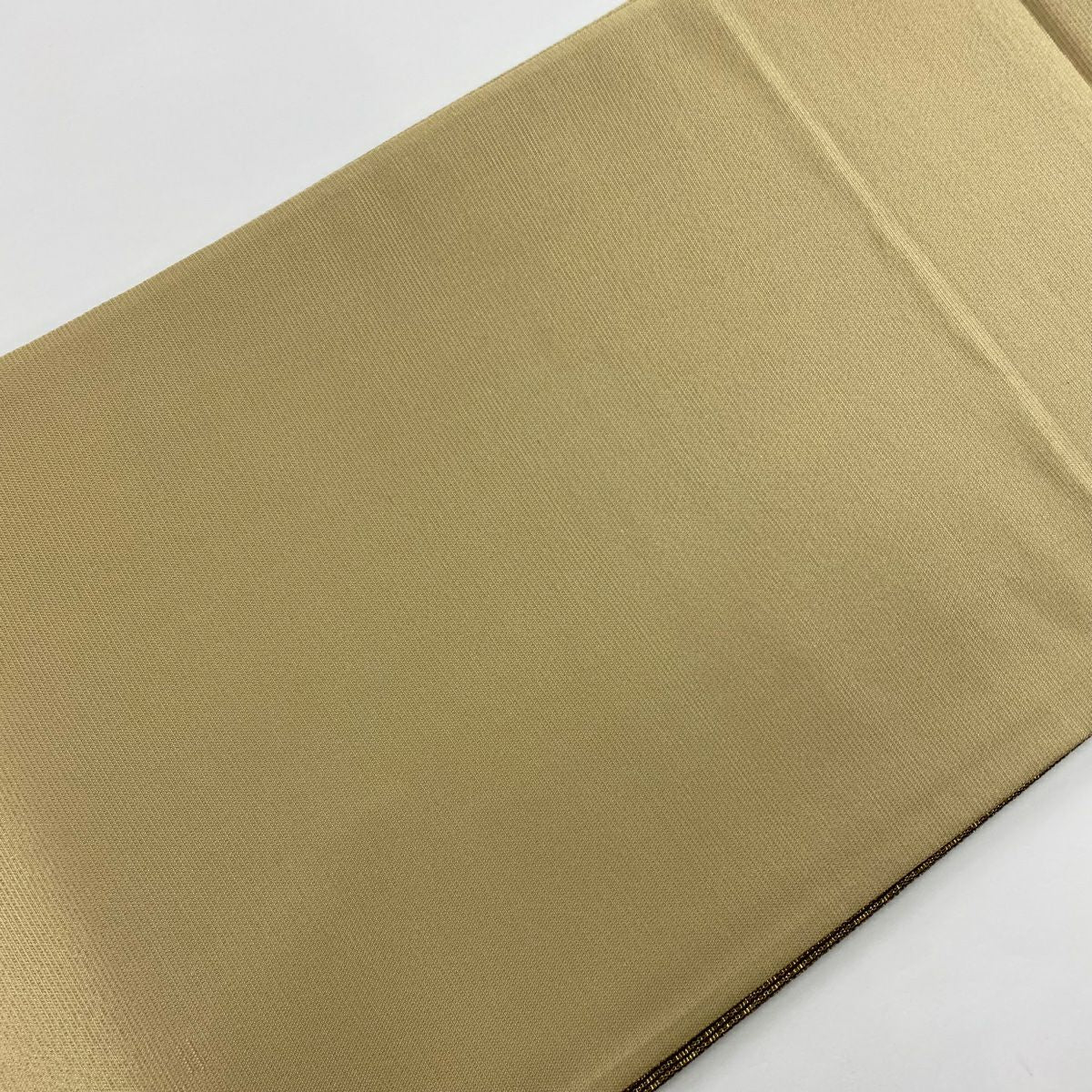 【美品】 袋帶 逸品級 斜紋 金絲 金 藤結圖案 純蠶絲