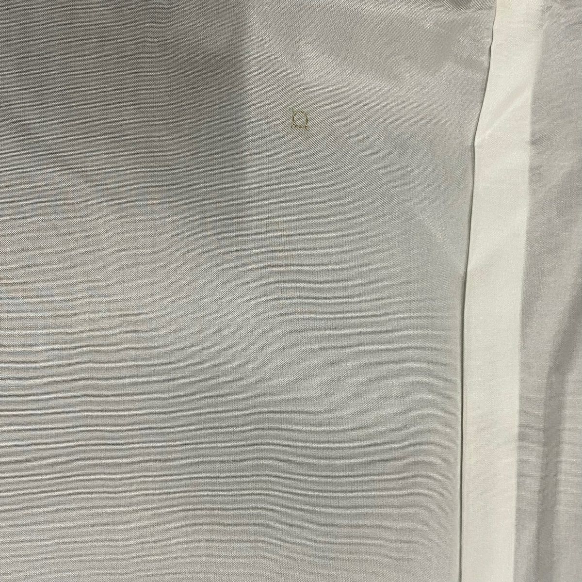 小紋 身長156.5cm 袖長62.5cm S 雙層 大島紬織地 證書齊全 縞 絞染 茶紫 純蠶絲 名品級
