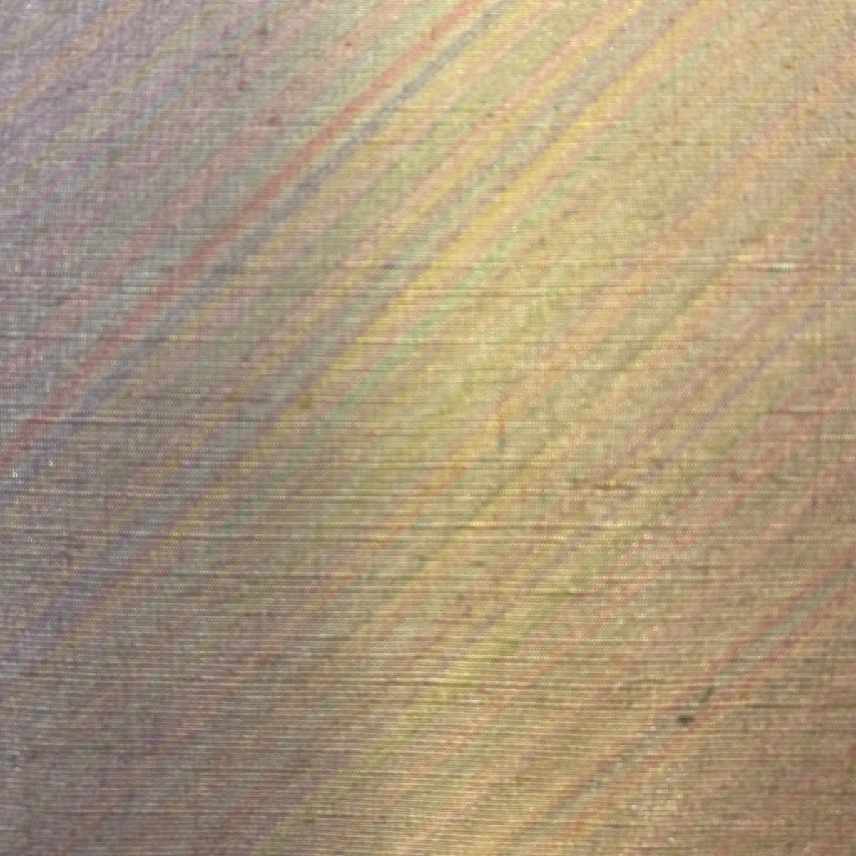 【庫存清倉】 【美品】 袋帶 名品級 大和 紬織織 斜紋 金金箔 漸層 灰紫 全通 純蠶絲