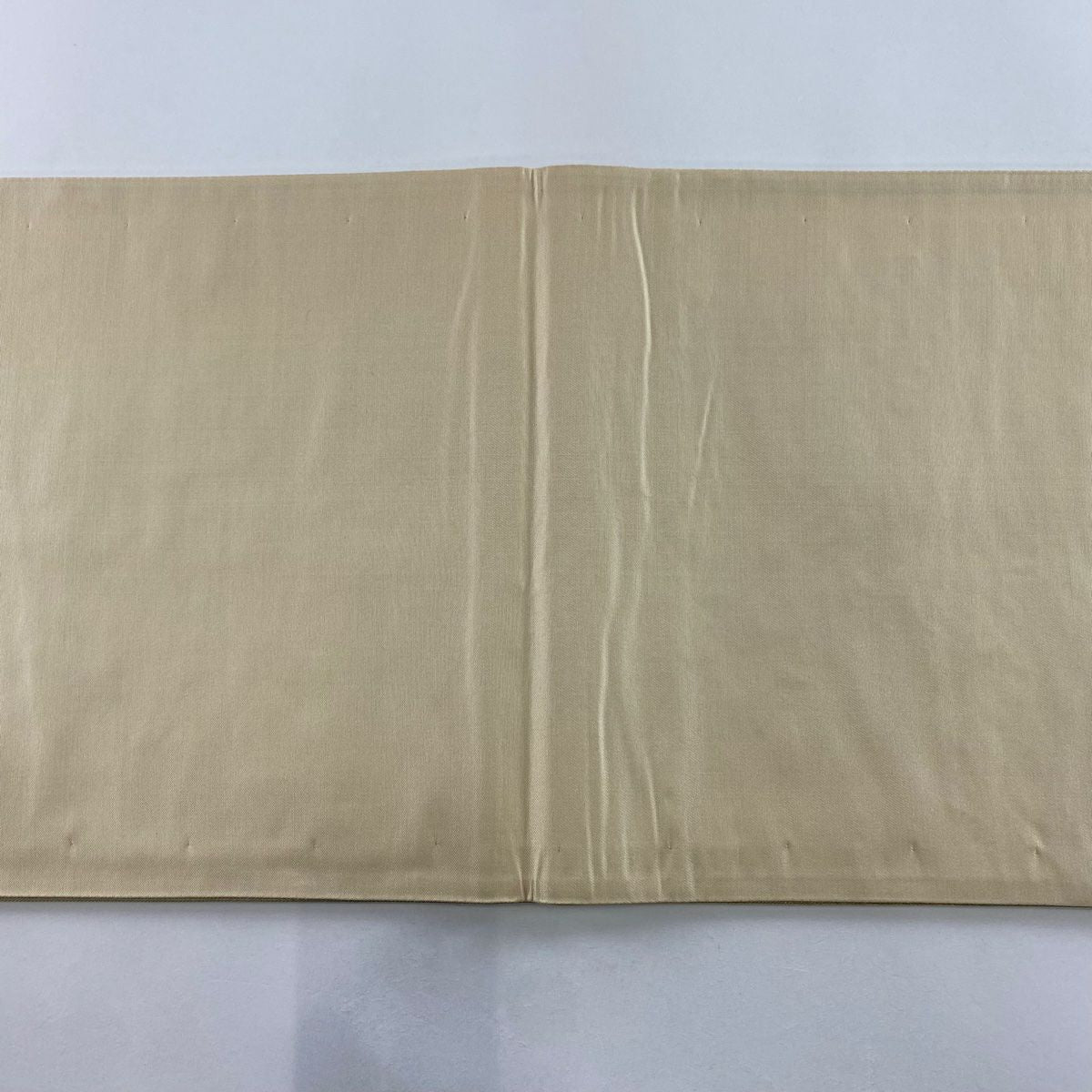 【美品】 袋帶 秀品級 扇子面 枝梅花 金金箔 薄茶 六通 純蠶絲