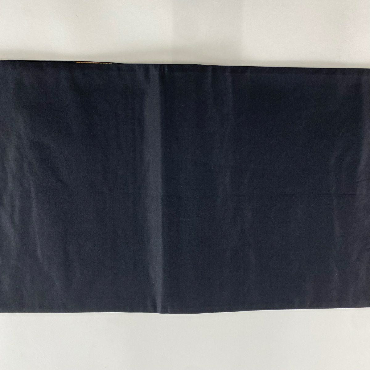 袋帶 秀品級 笹 草花紋紋 金金箔 金絲 黑 六通 純蠶絲