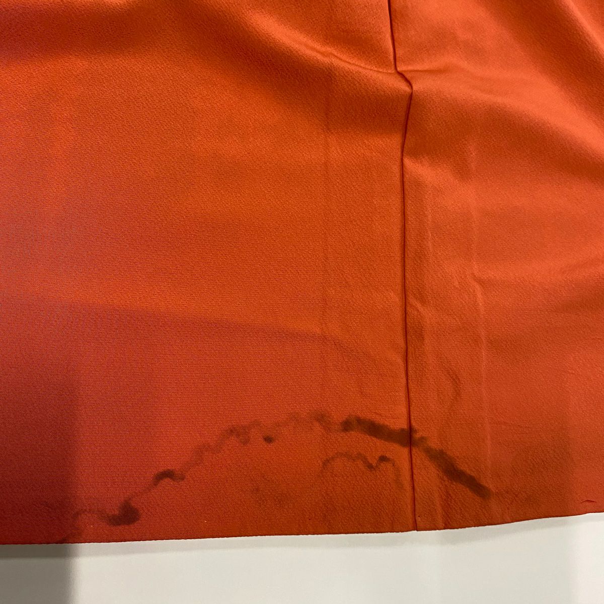 【庫存清倉】振袖禮服 身長161.5cm 袖長66.5cm M 雙層 仙鶴 鎌倉文 金銀彩 金通し 紅茶 純蠶絲 名品級
