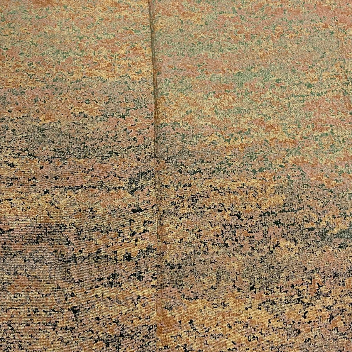 【美品】 付下 身長158cm 袖長67.5cm L 雙層 陶彩染 霞 薄茶 純蠶絲 秀品級