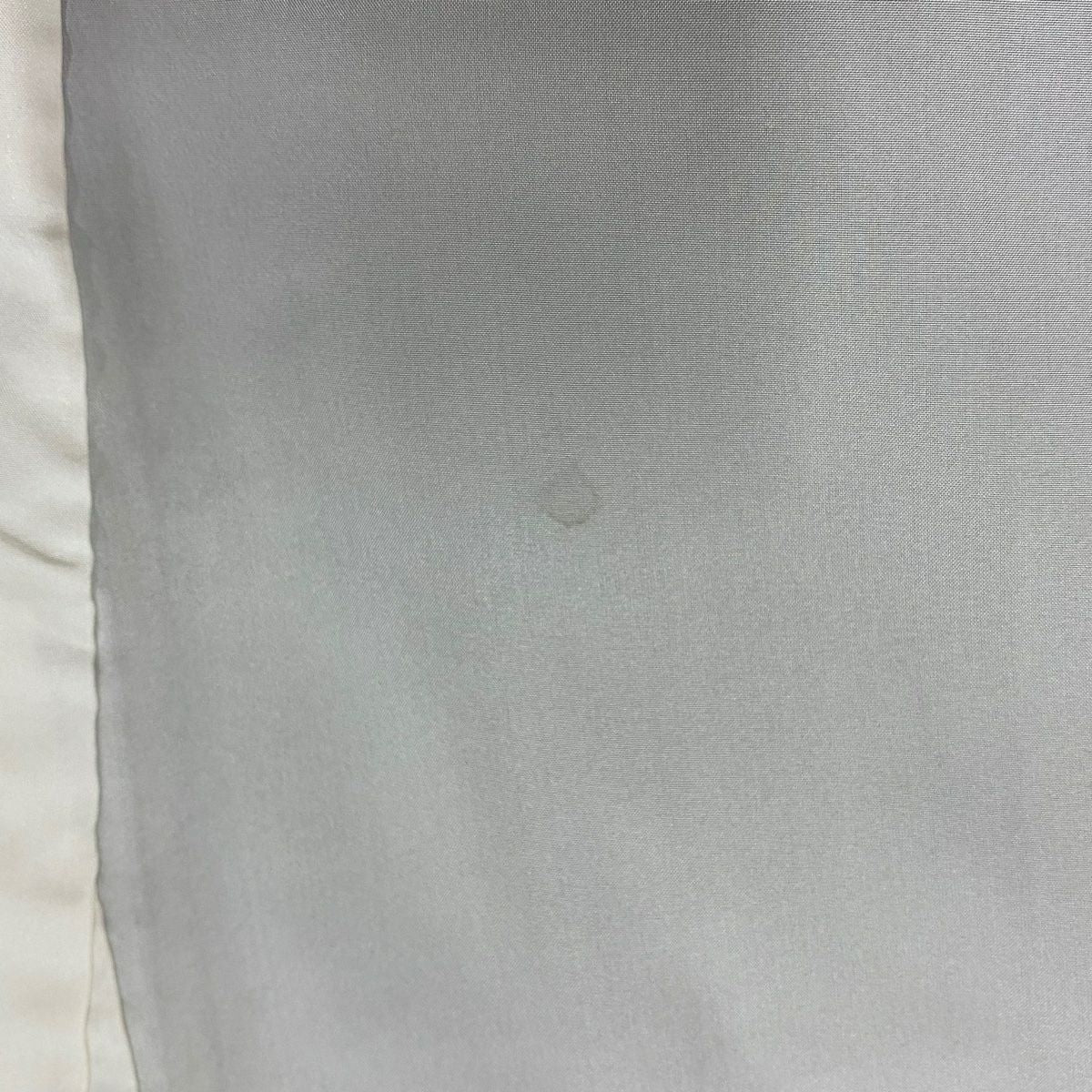 付下 身長161.5cm 袖長63.5cm S 雙層 雪輪 草花紋刺繡 霞暈染 鶯色 純蠶絲 優品級