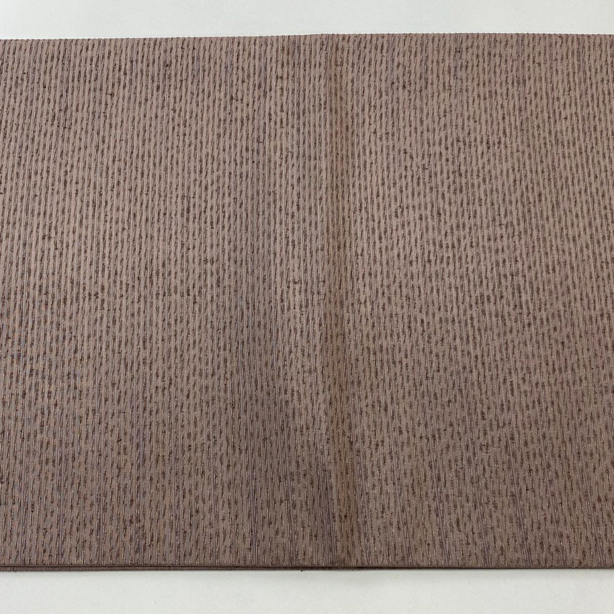 【美品】 袋帶 秀品級 茶紫 お太鼓圖案 純蠶絲