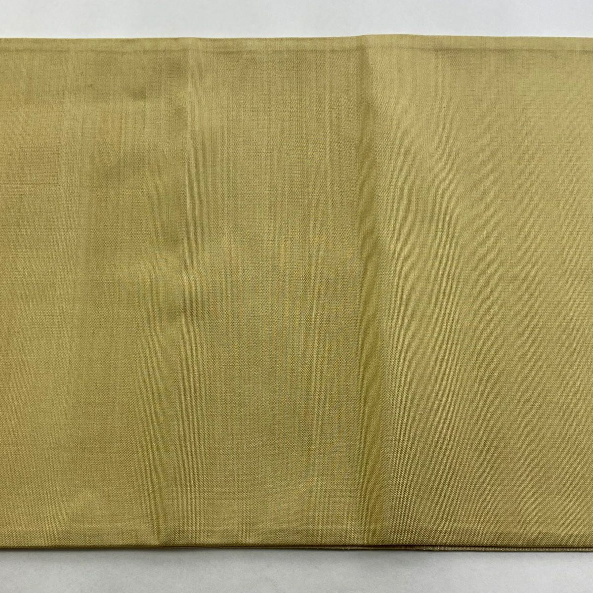 【美品】 袋帶 秀品級 草花紋幾何紋 金金箔 銀線 米色 大鼓圖案 純蠶絲
