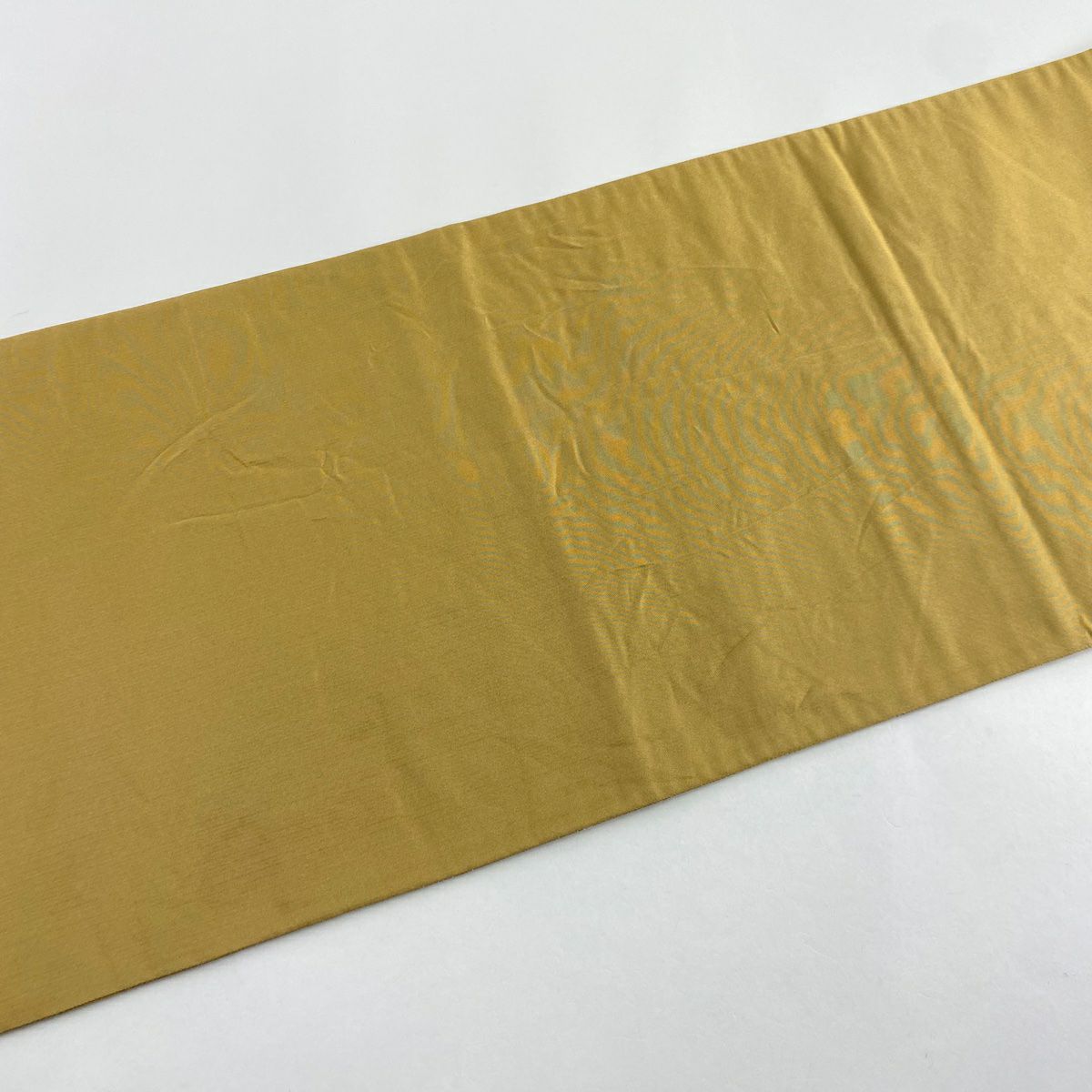 袋帶 逸品級 白綾苑大庭 落款あり 色紙 松樹竹子梅花 金金箔 黃土 深色 六通 純蠶絲