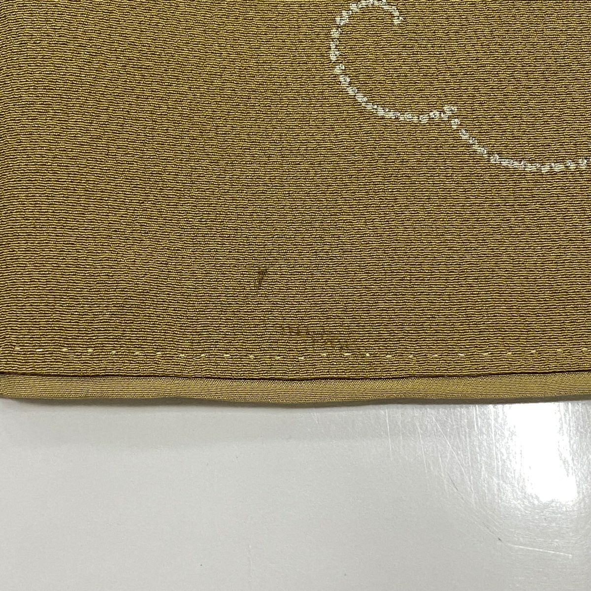 【庫存清倉】訪問服 身長158cm 袖長62cm S 雙層 辻花染 松樹 金銀彩 漸層 淺茶 純蠶絲 名品級