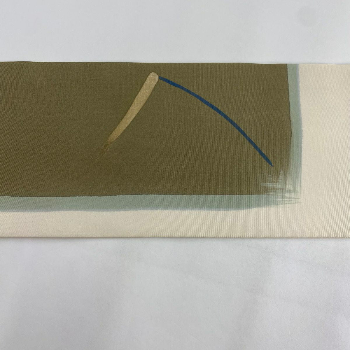 名古屋帶 秀品級 幾何學 茶 經典蠶絲