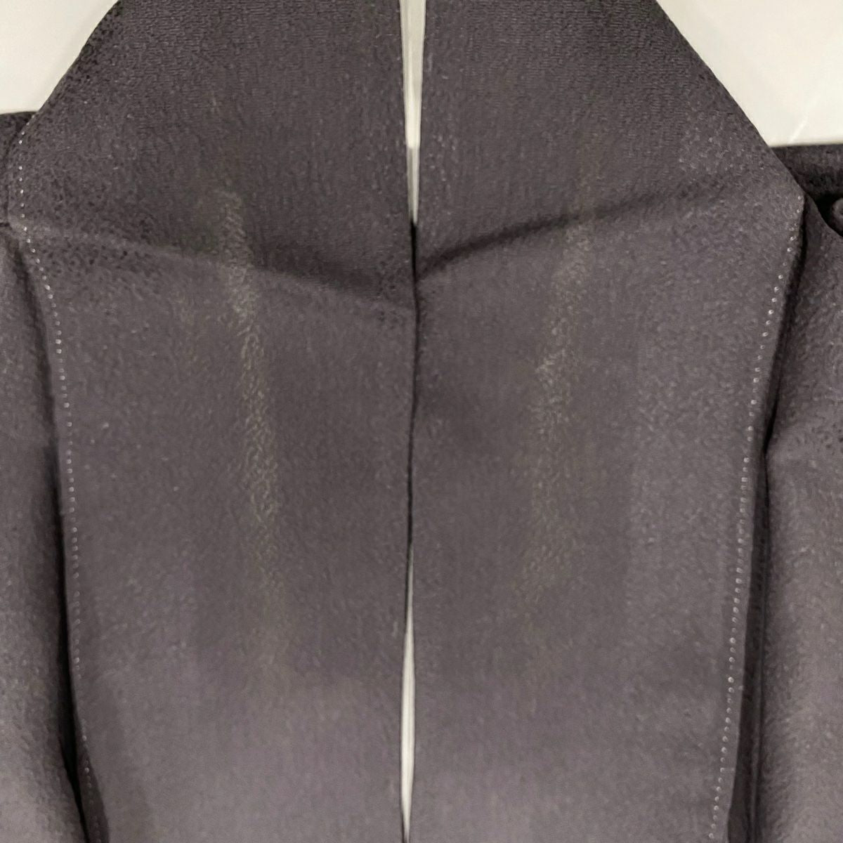 付下 身長157cm 袖長66cm M 雙層 裾暈染 灰紫 純蠶絲 秀品級 一個紋