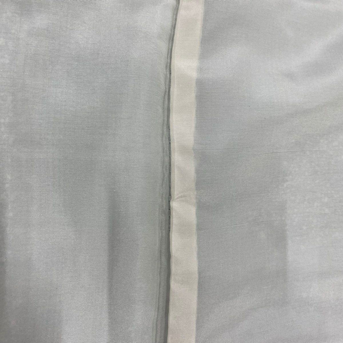 【庫存清倉】 【美品】 訪問服 身長162cm 袖長65cm M 雙層 鴛鴦 菊花 金銀彩 淺綠 純蠶絲 名品級