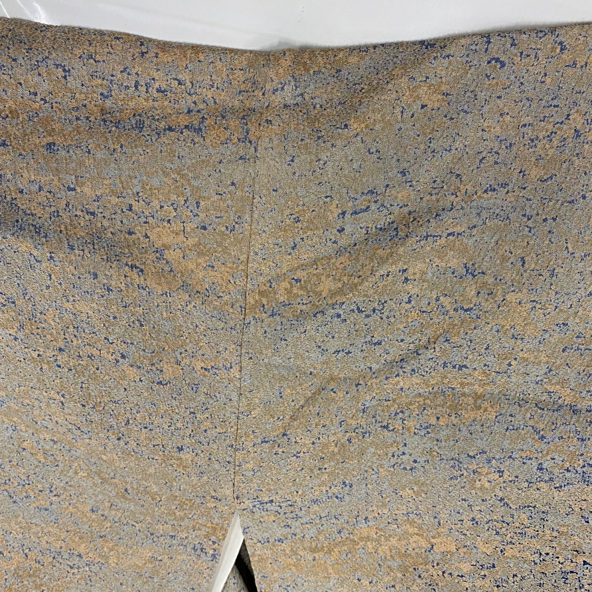 【美品】 付下 身長151cm 袖長62.5cm S 雙層 陶彩染 霞 灰茶 純蠶絲 名品級