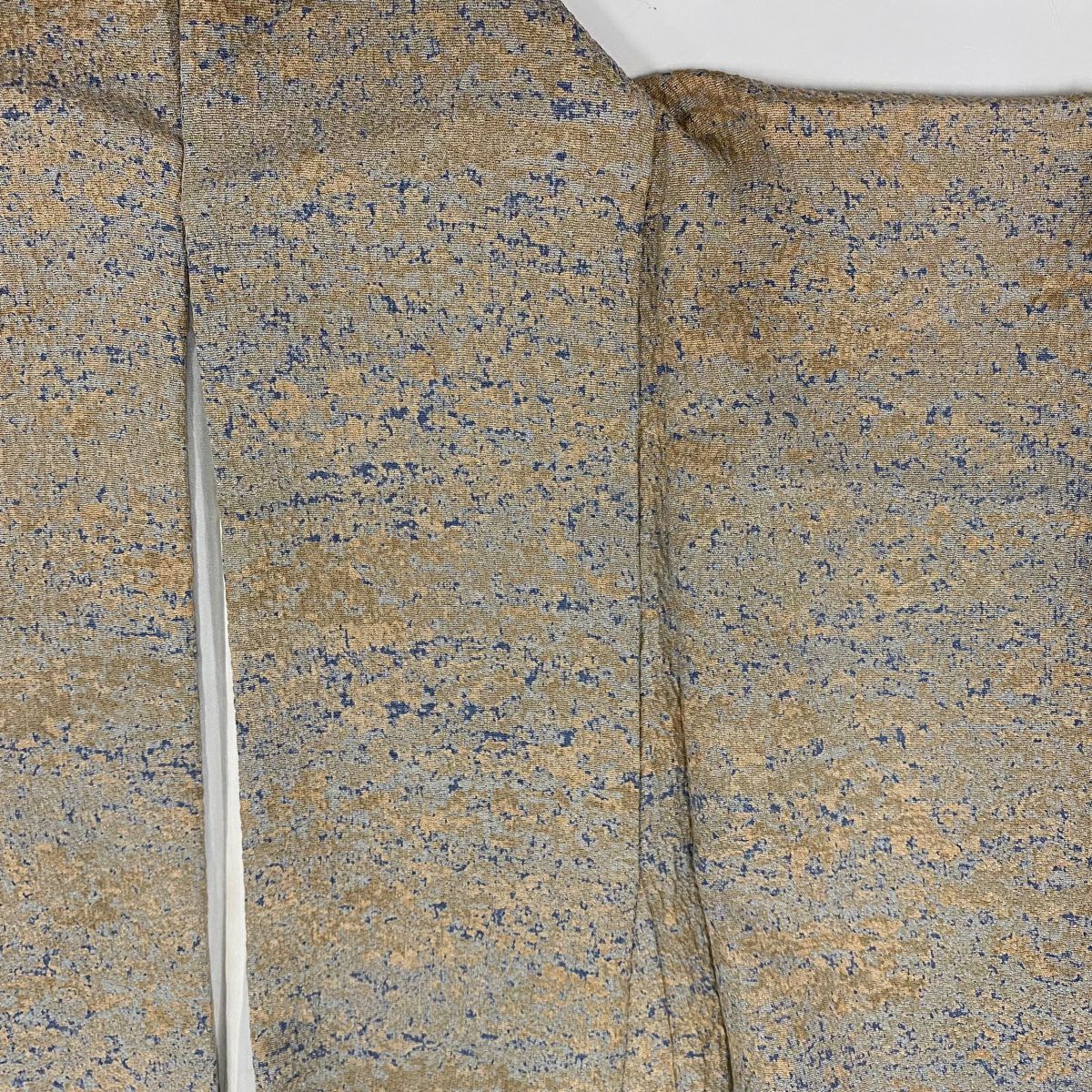 【美品】 付下 身長151cm 袖長62.5cm S 雙層 陶彩染 霞 灰茶 純蠶絲 名品級