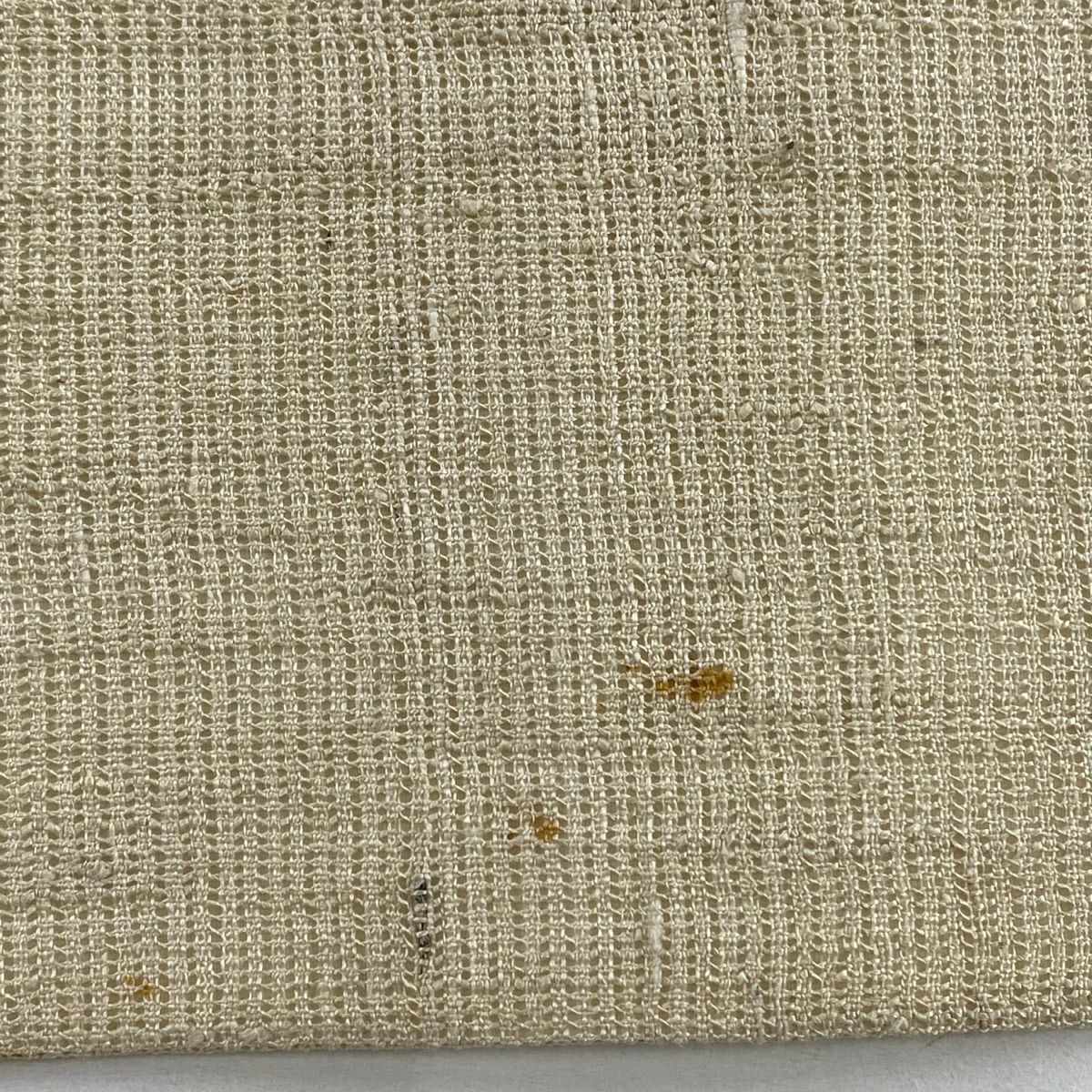 【庫存清倉】 名古屋帶 名品級 幾何圖案 米色 純蠶絲