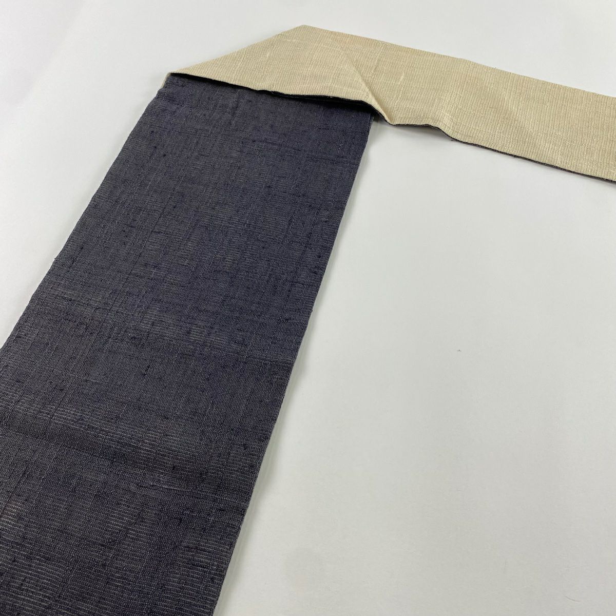 【庫存清倉】 名古屋帶 名品級 幾何圖案 米色 純蠶絲