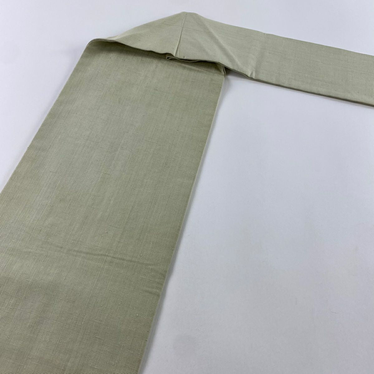 【庫存清倉】 名古屋帶 名品級 渦卷 幾何圖案 金絲 銀銀彩 灰綠 純蠶絲