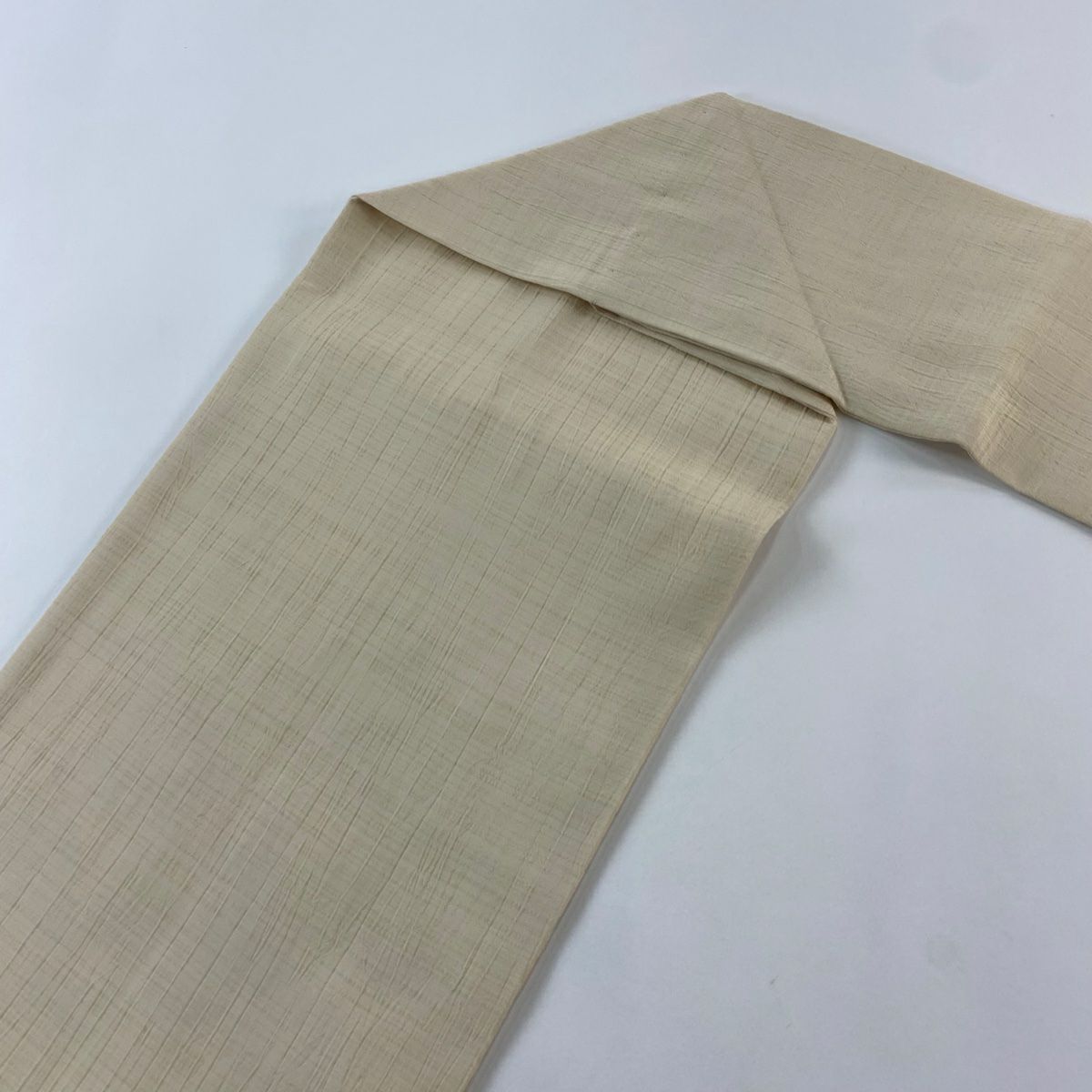 【庫存清倉】 名古屋帶 名品級 萩 螳螂 米色 純蠶絲