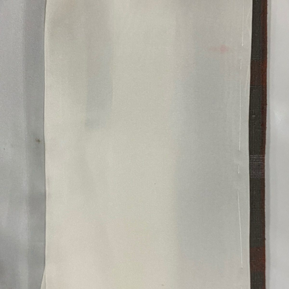 【庫存清倉】 【美品】 紬織 身長155cm 袖長62cm S 雙層 紬織織 格子 灰茶 純蠶絲 名品級